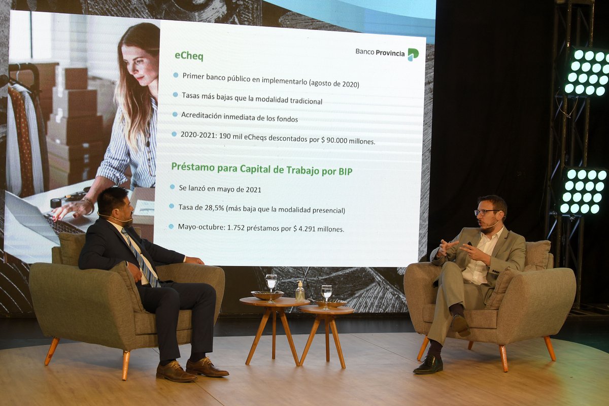 JCuattromo's tweet photo. Participé del @congresopymes para hablar del financiamiento de @bancoprovincia al sector productivo.
🏭 En 22 meses superamos los $ 400 mil millones en créditos a empresas.
⚙️ El 50% corresponde al programa #RePyme, que ya asistió a 13.250 pymes.
#SegundoCongresoIndustrial https://t.co/NrgWEajcnN