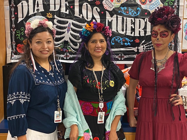 CheKinder's tweet photo. Che Kinder DL celebrated Día de los muertos thanks to a parent volunteer who explained all about this beautiful tradition, via zoom! Students created cempasúchil flowers &amp; little skulls! #CulturalAwareness #DualLanguage #Díadelosmuertos @che_pyp @CaldwellHeights @Ms_SanMiguel https://t.co/7gzvvSUwTw