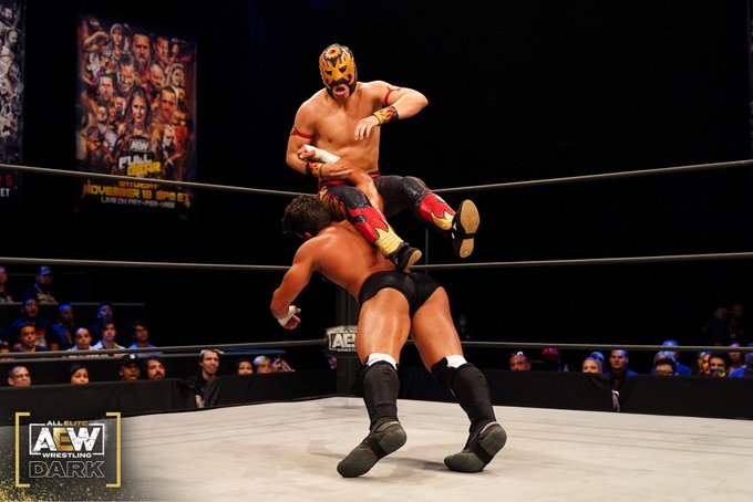 What does former WWE and AEW star Fuego Del Sol look like unmasked?