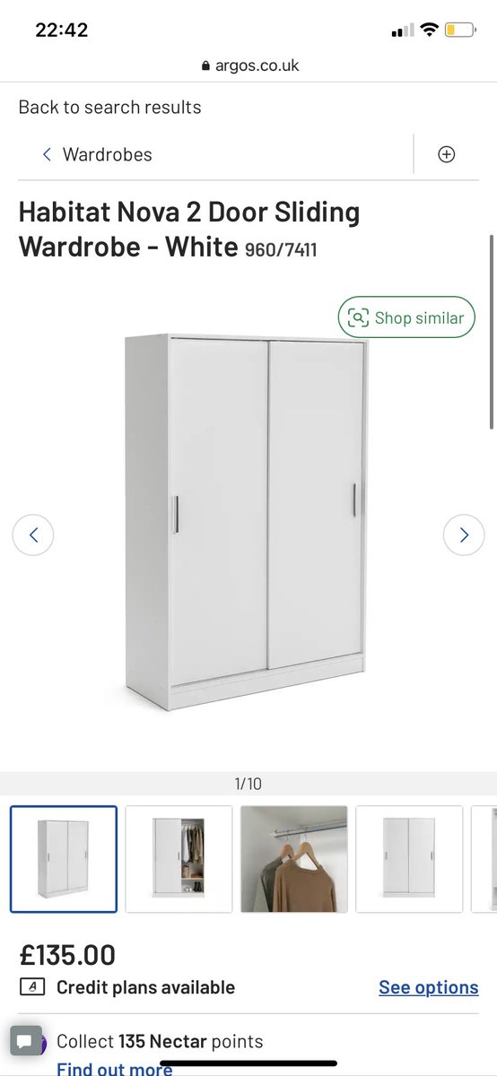 _Creee's tweet photo. @ArgosHelpers hi. I have just built Thai wardrobe and it says on your website it is 100cm wide, but once built it is actually 120cm and doesn’t fit where we wanted it. Could you shed any light as it is quite an inconvenience https://t.co/8TLCp43ELR