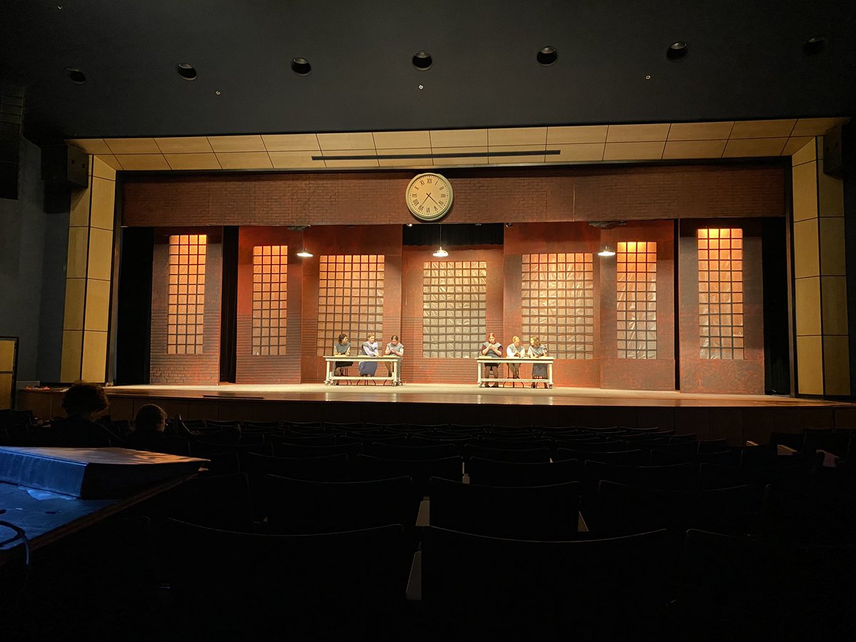 Tech #3 for Radium Girls. We open in two days! Get your tickets now at highlandstheatre.com. #ftis #hhstheatre #radiumgirls <a href="/FTSchools/">Fort Thomas Schools</a>  <a href="/FTSUPT/">Brian Robinson</a> <a href="/FTHighlandsHS/">Highlands High School</a>