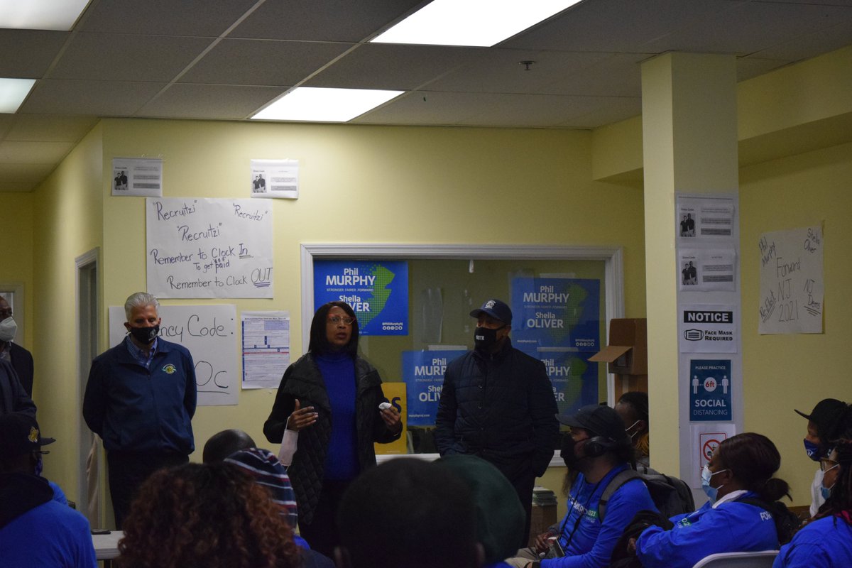 Volunteers like those I spoke to this morning in West Orange have been the backbone of this campaign — knocking on doors and getting out the vote. Proud of the work they’ve done this election to #GOTV!