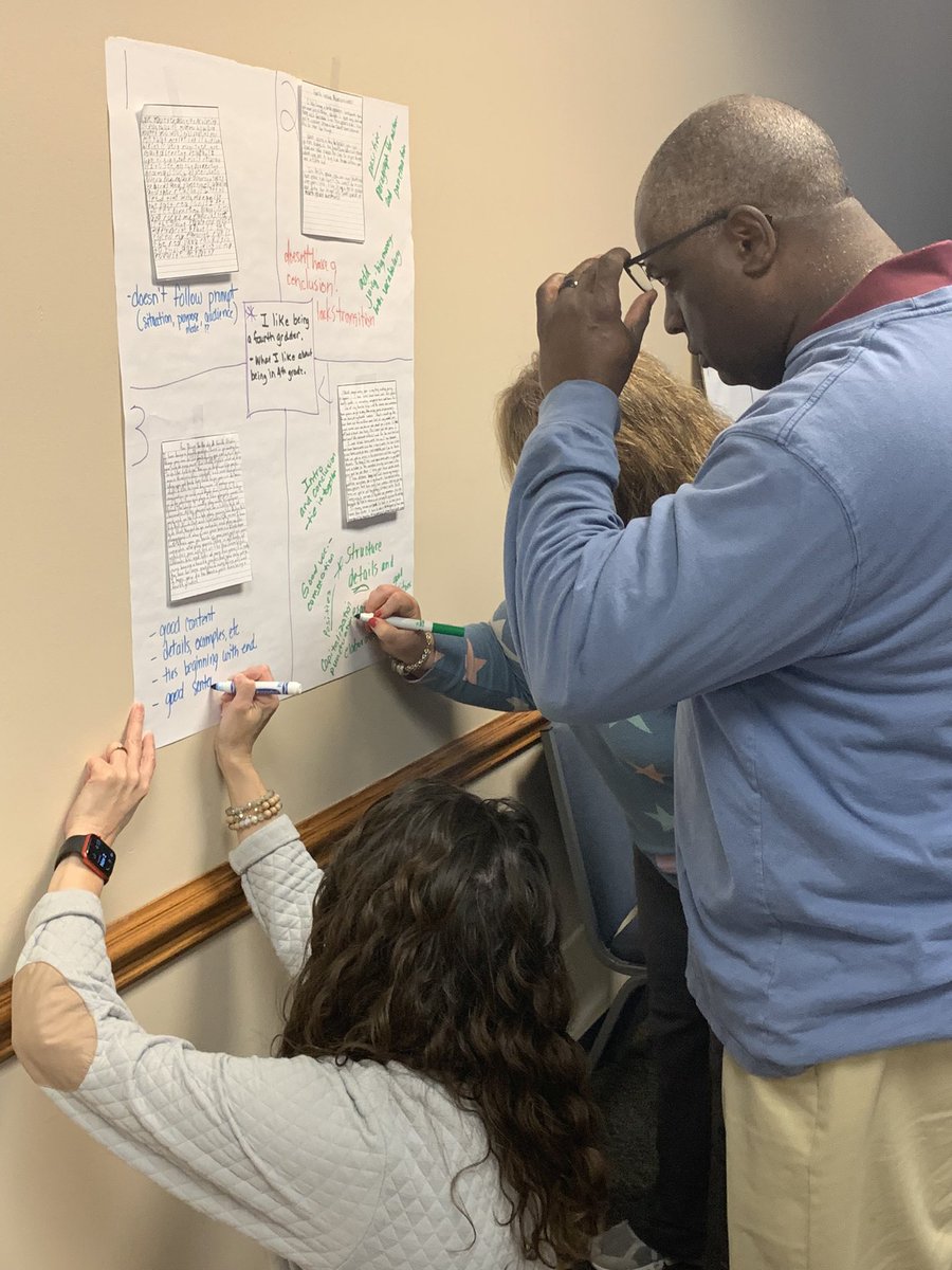 cstoryELA's tweet photo. It’s always a GOOD DAY when you surround yourself with educators who desire to grow their craft. @JMounger67 #writingtraining #GDTBAE #BetterTogether https://t.co/jsWz3WDnC6