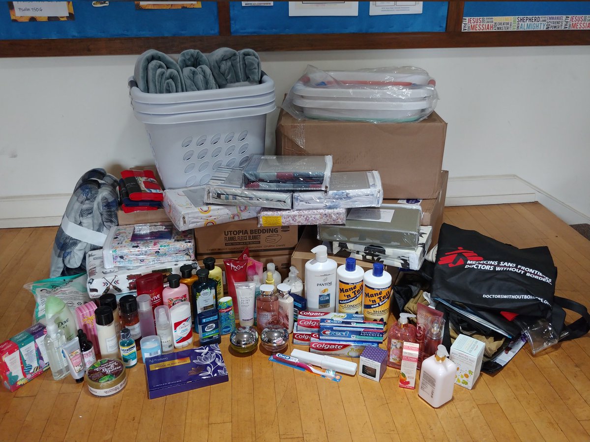 MarplePres's tweet photo. Thanks to all who contributed supplies for the Domestic Abuse Project's shelter. They've seen a dramatic rise in calls in 2021, &amp; the need is great.  They still need pillow cases and new blankets.  If you bring them by the church, I am happy to deliver them. #pcusa https://t.co/tKd3uinTgl