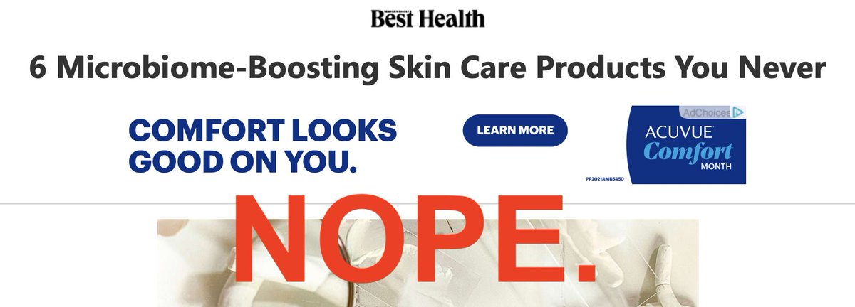 Incredible how fast microbiome research – which is genuinely exciting but still early days – has been exploited to sell bunk. 

OF COURSE, anti-aging industry in on the game. #Scienceploitation noise everywhere.

Reality: little good evidence supports any of this stuff. Ignore.