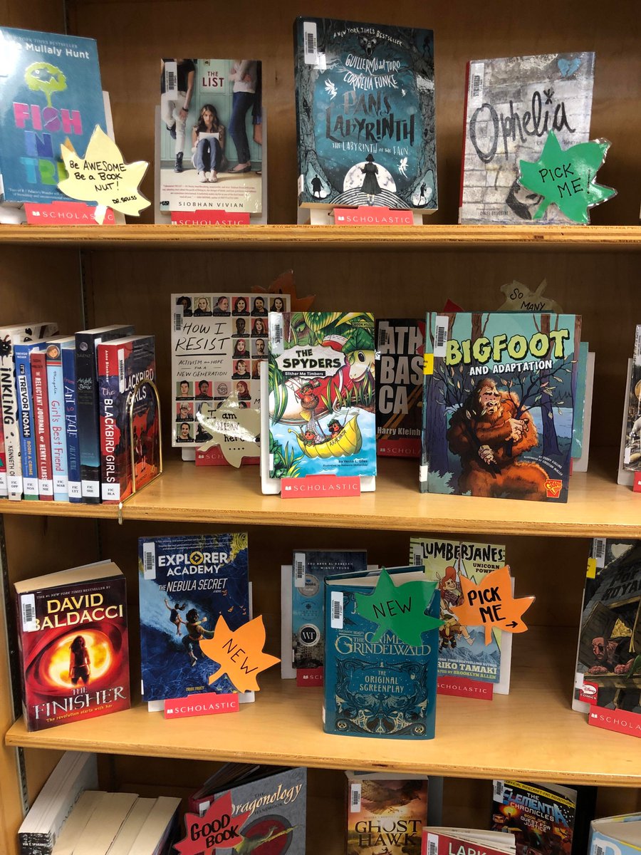 vg1111's tweet photo. Whoa! Look at that shelf! #spydersinthewild at the Logan Lake Elementary library!
#cdnauthor #kidsauthor #kidsbooks #chapterbooks https://t.co/TCZgr13AoR