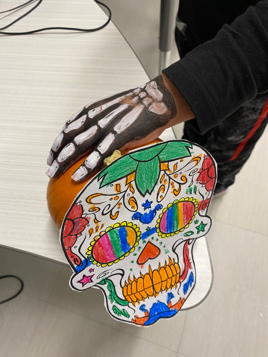 2nd grade <a href="/IESCougars/">Igo Elementary School</a> celebrates Día de los muertos ❤️