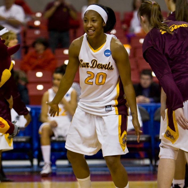 SunDevilWBB's tweet photo. We are so excited to honor all-time great Briann January’s No. 20 jersey on Nov. 12!