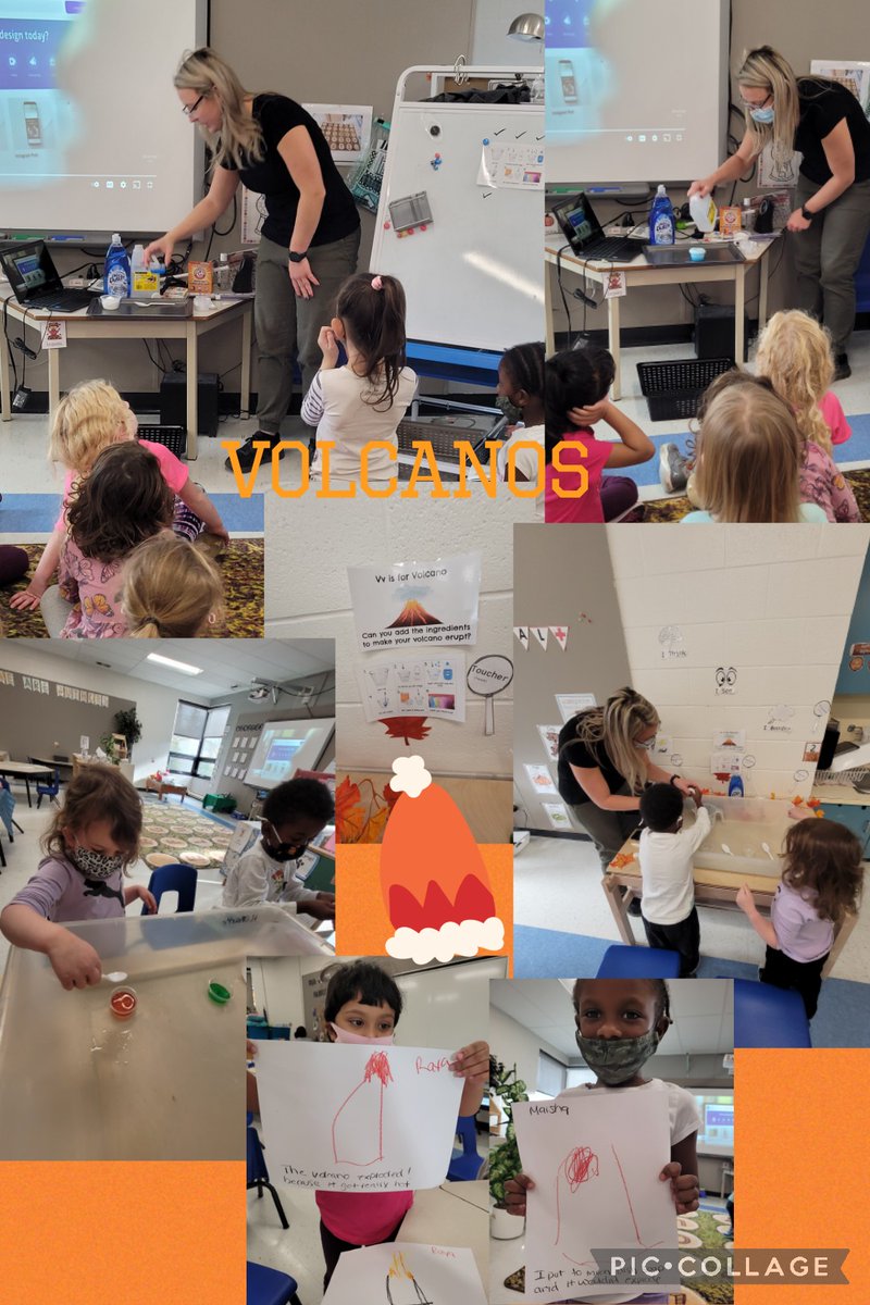 melorourke18's tweet photo. After learning about the letter V. our K3 Red birds enjoyed watching and  creating their own Volcanos !🌋 #Science #lava #volcanos @JohnPaulIIOCSB https://t.co/n5qUMaky6n