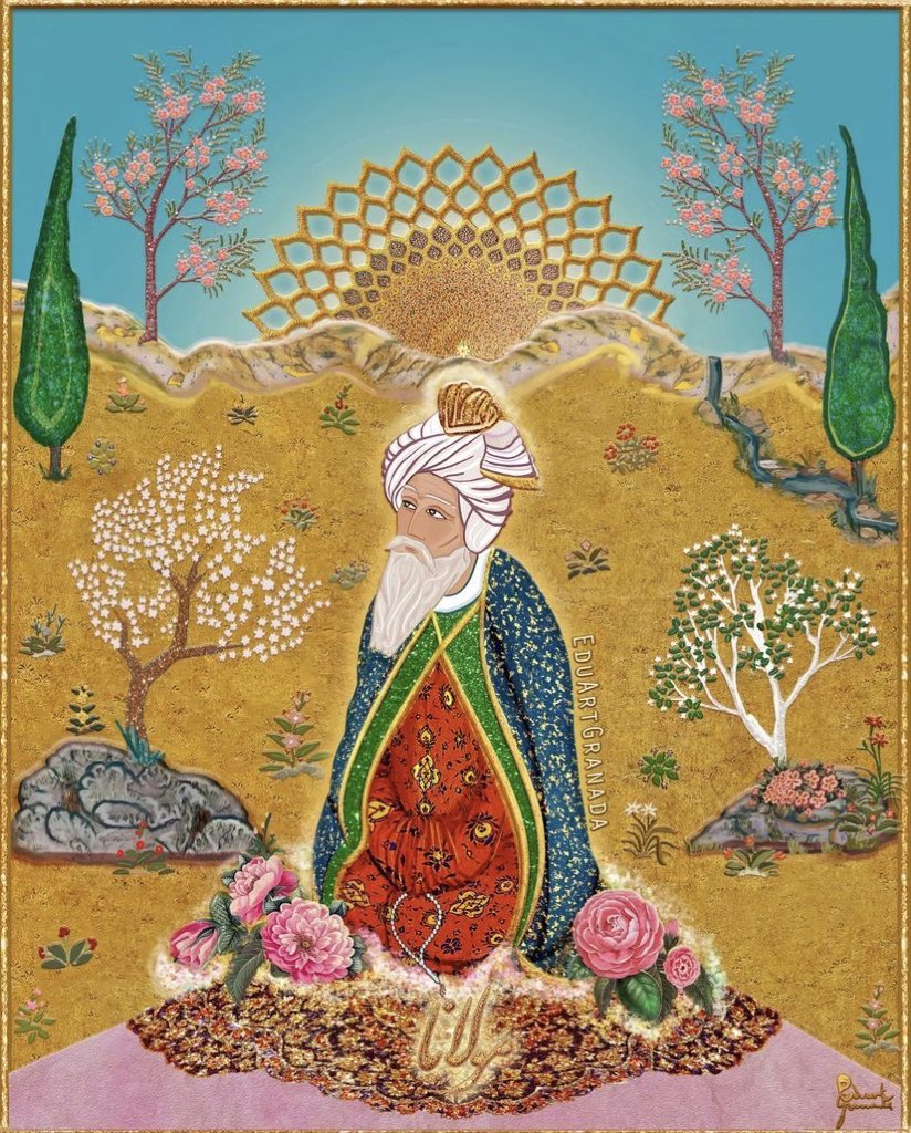 lifestylings's tweet photo. Out beyond ideas of wrongdoing and rightdoing, there is a field. I’ll meet you there. #RUMi
Artwork by @EduArtGranada
@roxanamjones @miraclegrids @ybeitollahi @rumi_musical
#quotes #lifestylings https://t.co/SqoSjAEu11