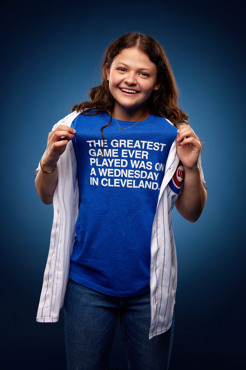ryanncough's tweet photo. @Cubs senior pics in an @obvious_shirts??? heck yeah! happy November 2nd! https://t.co/E0k6v7V6Hq