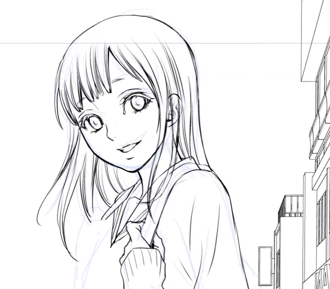 少し思う事があって色々模索してる……。
こんな子が出てくるちょっとした2ページ漫画作ってたり。 