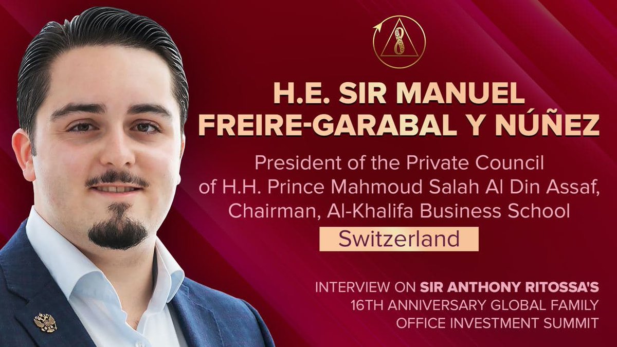 CreativeScty's tweet photo. 🌍#CreativeSociety team at Global Family Office Investment Summit #Dubai | @RitossaSummits
 #Ritossa 

📽️ Interview with H.E. Sir Manuel Freire-Garabal y Núñez

Watch 👉 https://t.co/yKOQ6h1PmB https://t.co/8E3EJPKtzq
