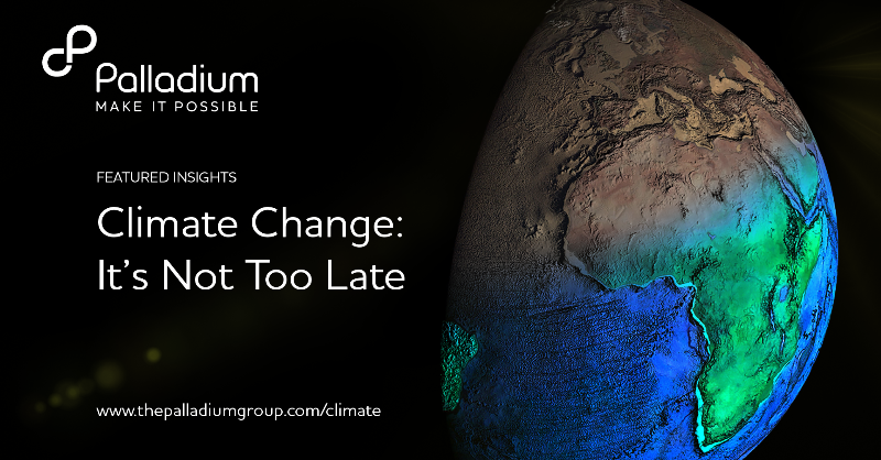 PalladiumImpact's tweet photo. #ClimateChange is a clear and present danger. Our new #Climate Featured Insights Page showcases Palladium's latest thinking, work, and perspectives on this #global crisis. We're on the edge of change, and it's not too late to make a shift. #ClimateAction #COP26 #ClimateCrisis