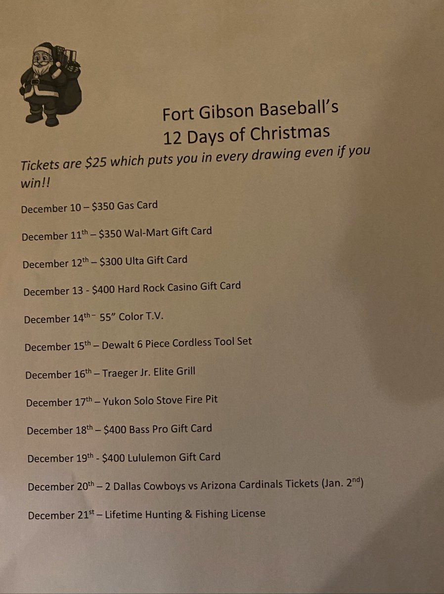 Fort Gibson Baseball tweet media