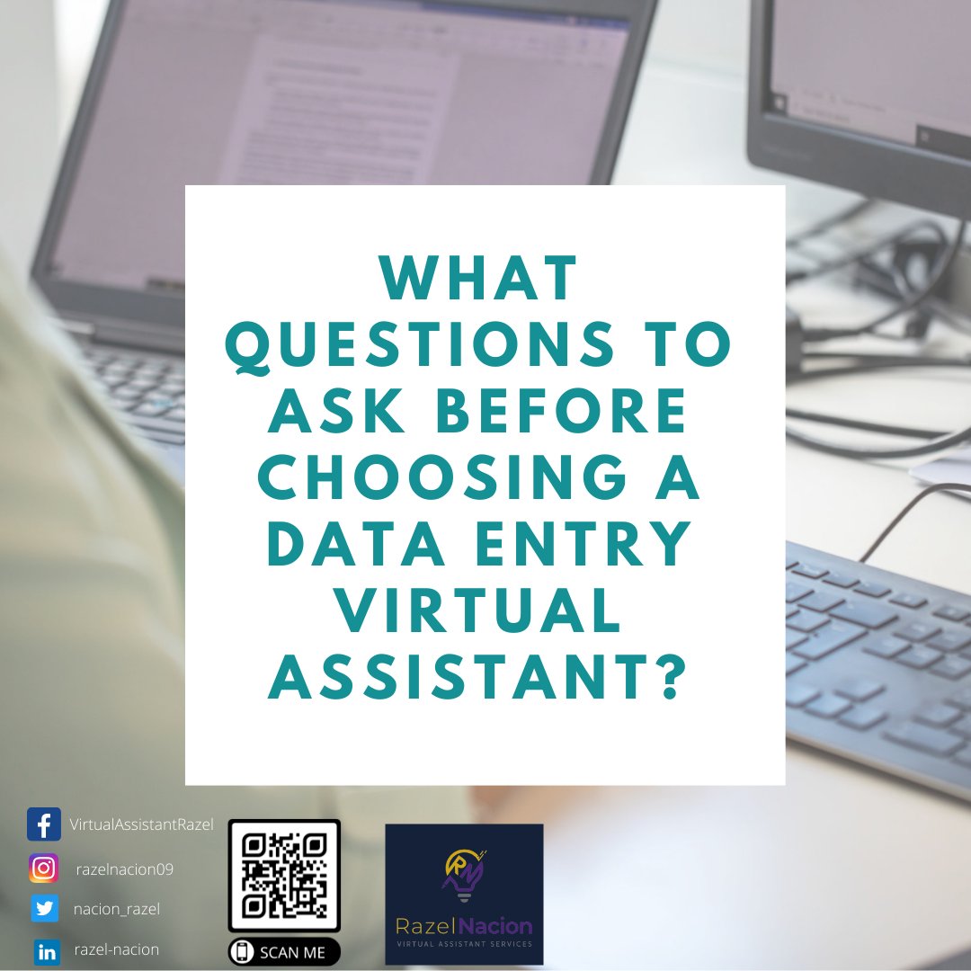 nacion_razel's tweet image. As a Data Entry Services, it might be one of the maximum remunerative solutions available within the market. They would benefit sufficient time for his or her workforce to work on other critical obligations at hand.   #OnlineBusinessManager #virtualassistantforcreatives