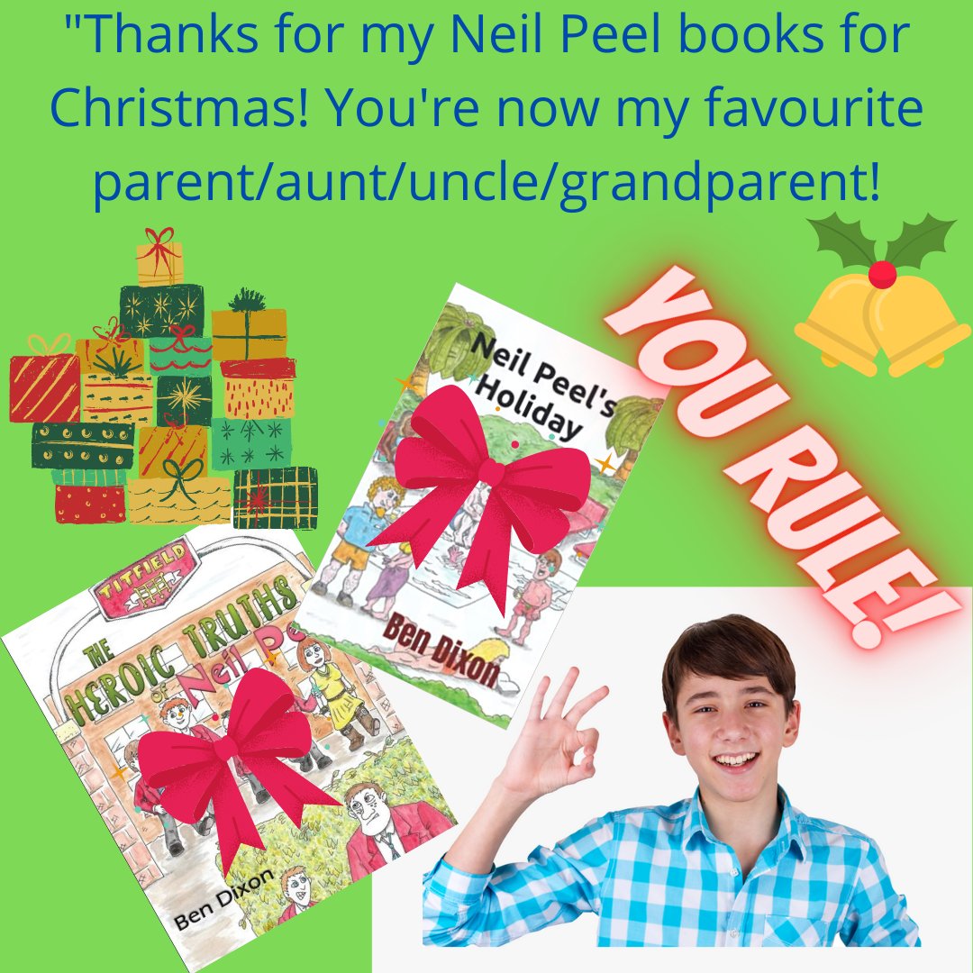 You all know a teen who'd love you forever (more than their other relatives) if you gave them the gift of laughter this Christmas. The first book has not one, but two Christmas chapters! #ChristmasBook #Christmasgifts #teenbooks #giftidea