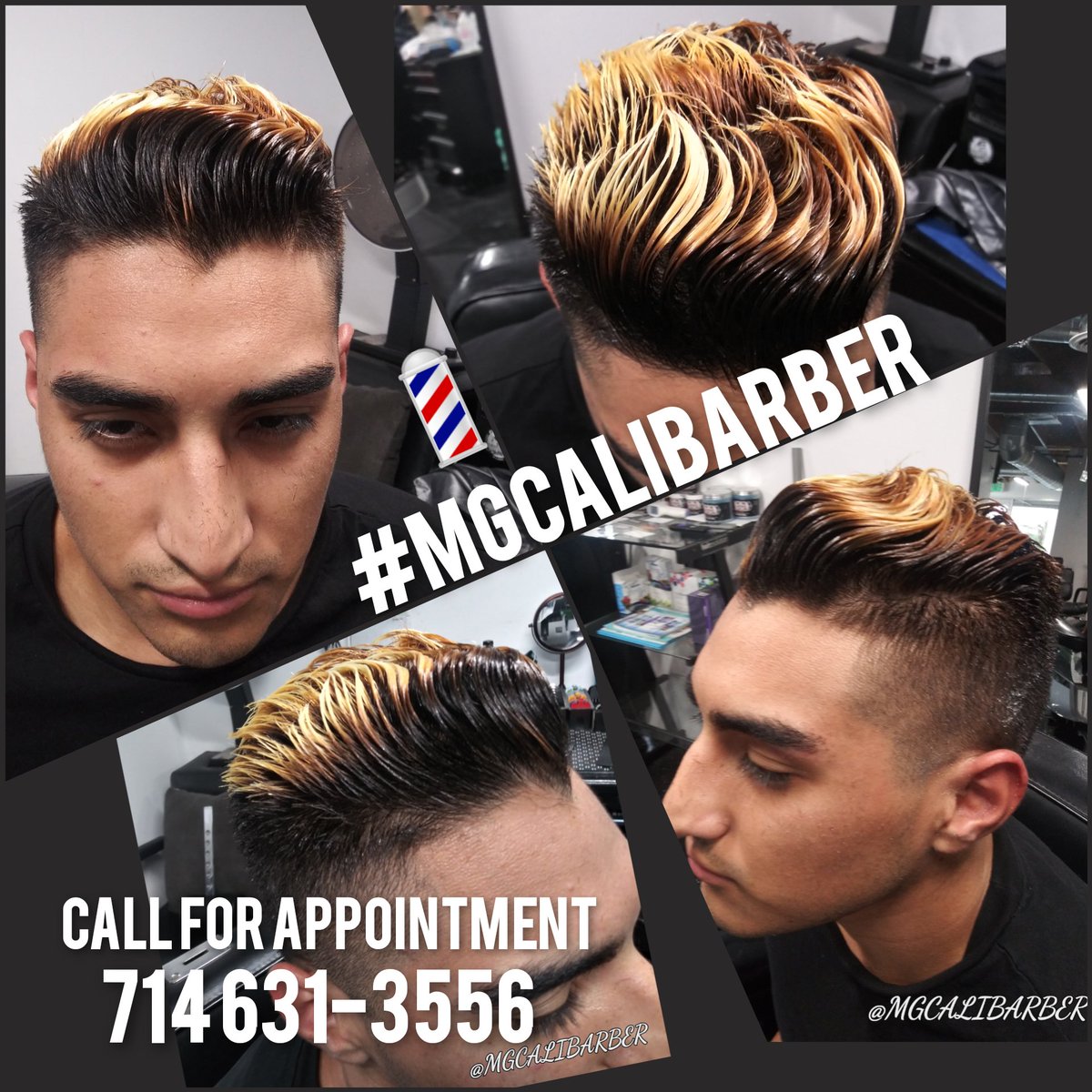 MGCALIBARBER's tweet photo. #color #mgcalibarber.  #thankyou. CALL FOR  APPOINTMENT 714 631-3556 https://t.co/cZd9m3NT0a