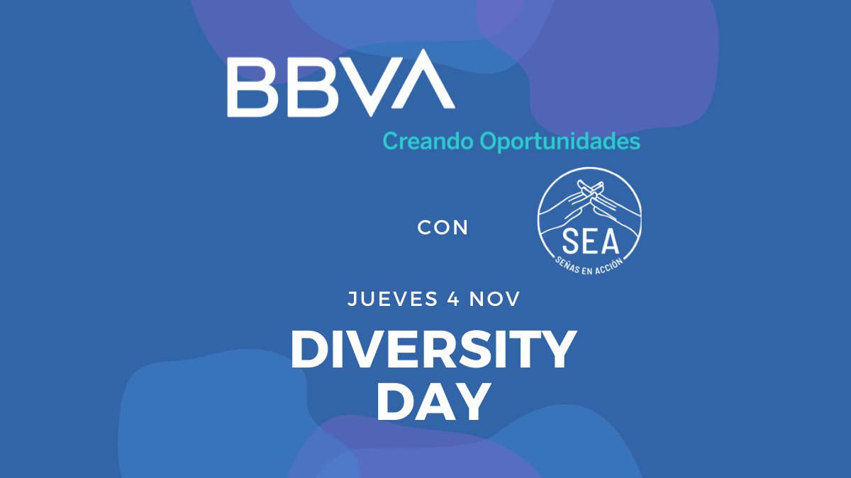 Gracias <a href="/bbva_argentina/">BBVA en Argentina</a> por hacernos parte junto a 
<a href="/Tiflonexos/">Tiflonexos</a> de Los Diversity Days, donde los colaboradores de la empresa comparten actividades vinculadas a la diversidad y la inclusión.#bbva #sea #diversity #diversidad #inclusion #argentina #lenguadeseñas