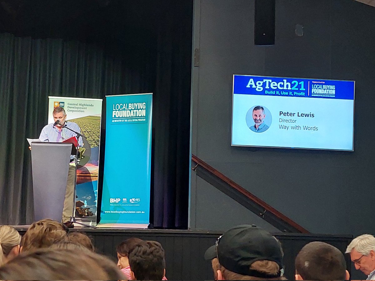 donmenzies71's tweet photo. Peter Lewis @endofthebitumen opening the AgTech2021 conference #agtech21 https://t.co/CaC1cDFDGC