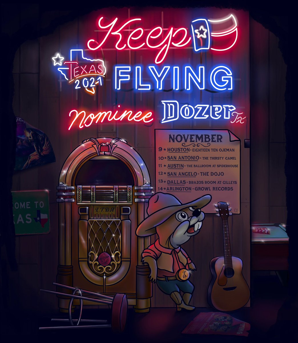 Arlington has been added! These shows with <a href="/KeepFlyingBand/">Keep Flying</a> and <a href="/NomineeMusic/">Nominee</a> start a week from today. See you soon!