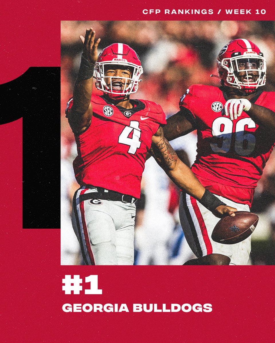 espn's tweet photo. The Dawgs take No. 1️⃣

@GeorgiaFootball | #CFBPlayoff https://t.co/lp3HjXJsiD