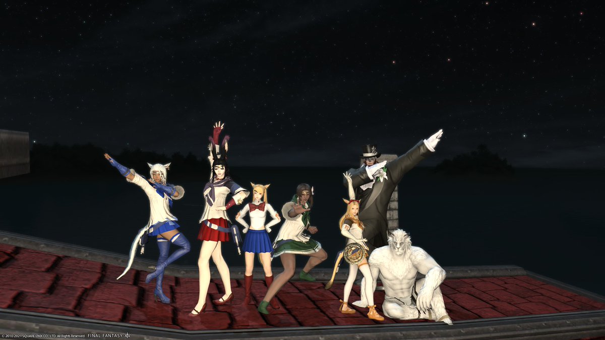 sailor moon halloween-make-up!
#ffxiv
