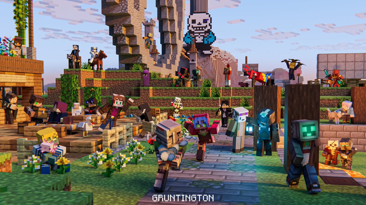 mrgruntington's tweet photo. Finished Minecraft render for @henrybadger19!!!
#Minecraft #blenderart #blender #JAMSMP https://t.co/vDg2Q4wIeA