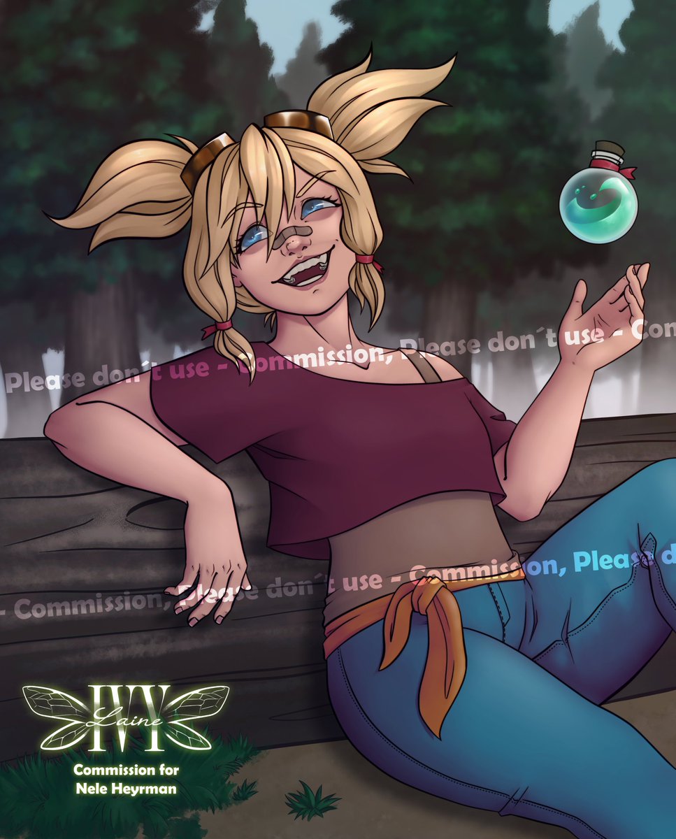 IvyLaine6's tweet photo. DnD Commission
I´m very proud of this drawing 🥺✨
the character is an artificer inspired by Tiny Tina from #borderlans
#ttrpg #ttrpgfamily #DnD #DnDcharacter #opencommissions #arttwt #digitalart #digitalpainting #dnd5e #rpg https://t.co/eSo5FmCs7J