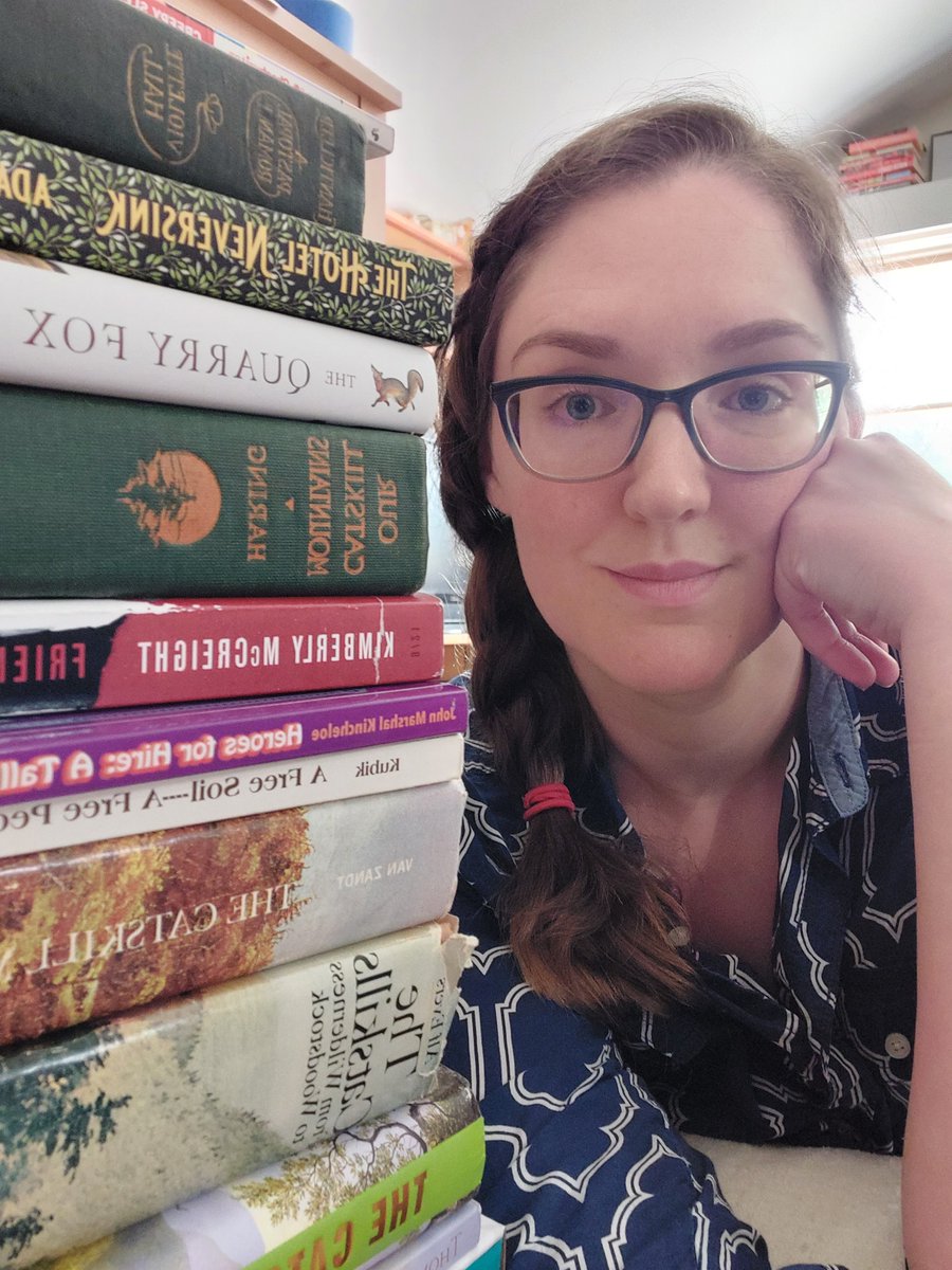 KelliHuggins's tweet photo. I've debated doing #Museum30 this year because I'm museum-adjacent but I'm in! Who am I? Educator, massive book nerd, excellent furniture mover (other duties as assigned), historian of weirdness, baking aficionado, bad artist. I'll probably do some tweets from @FindingRRJack too https://t.co/JhLYvDS0hj