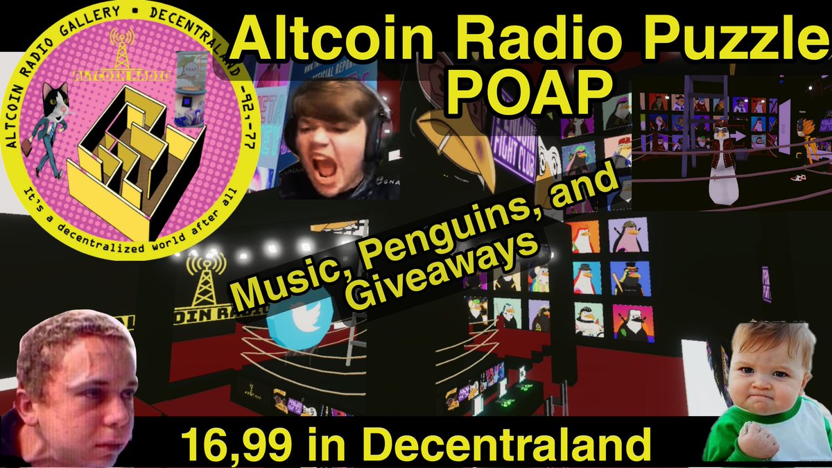 GeneDCL's tweet photo. #NFTGiveaway🚨
#Decentraland Wearable
✅ RT+comment 2 friends
At 9pm est #poap on a rope is back! With the @PenguinFightNFT claim poap to enter.🤩
#mana #meta #Metaverse 
@y_youmack @AndrewMease @anthonysims @Southern_Expat @dlorahzz @michi_todd @ArtReYou1 @BigBenBusiness #nft #nfts https://t.co/BWSd0lYx9Q