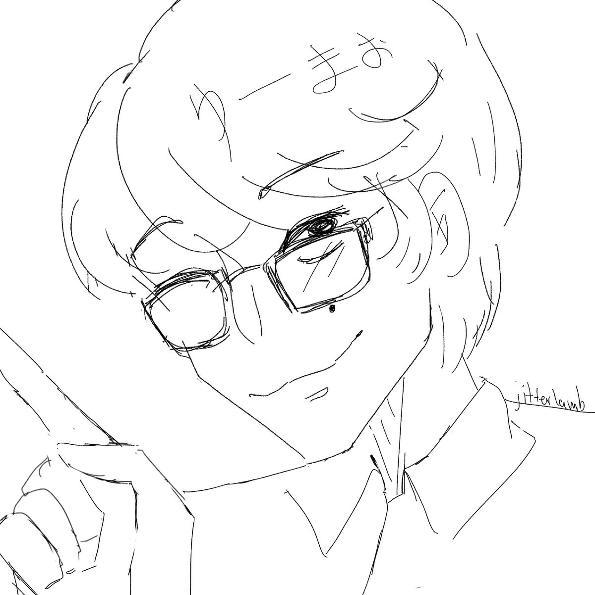 jitterlamb's tweet photo. !! day 2: yumao
a doodle #rievember #ヒトリエvember https://t.co/ADubjyyMBN