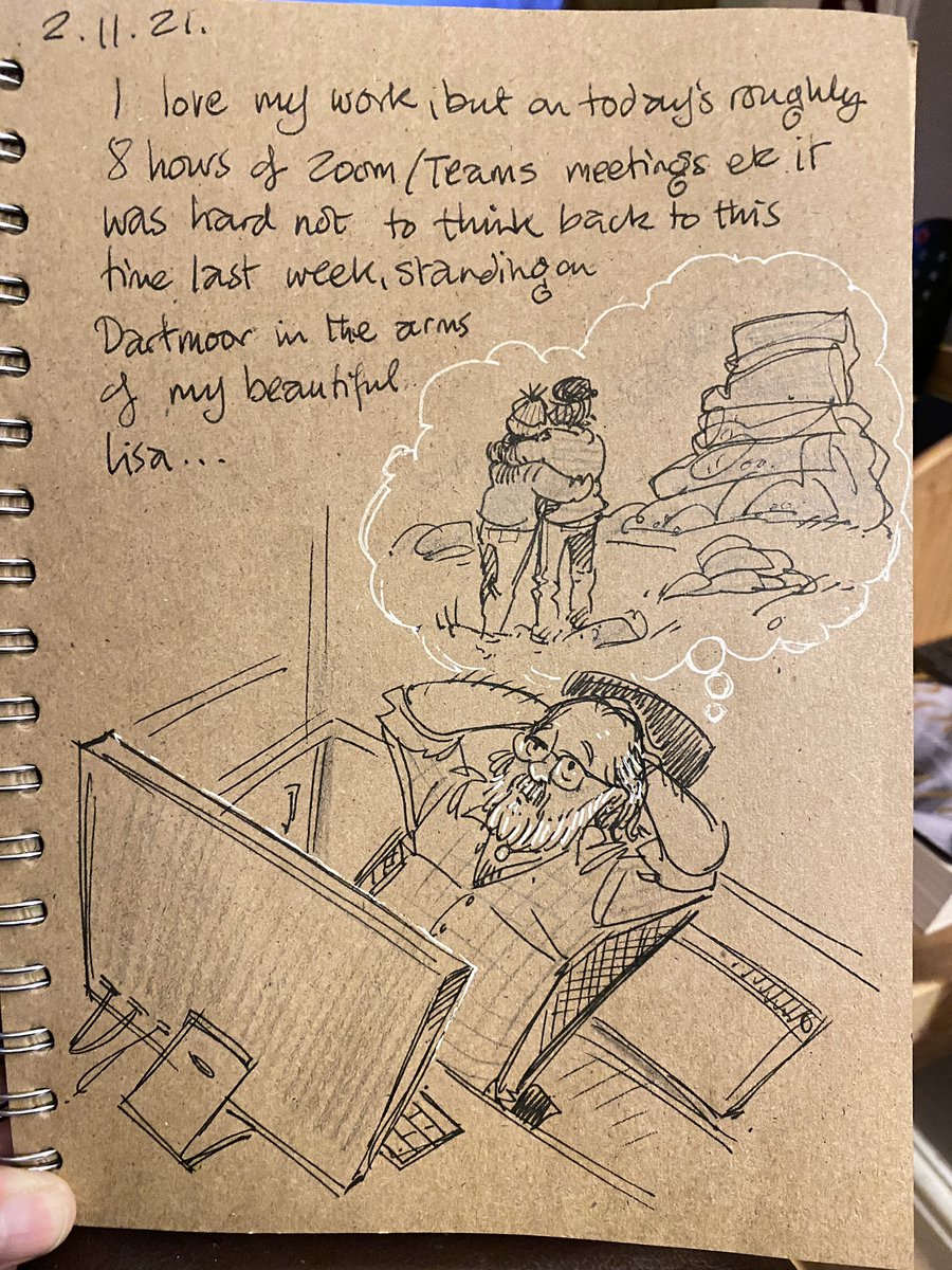 It’s so strange how quickly a holiday feels like a distant memory… #doodleaday #FindingJoy #loveafterloss #holidaymemories #piningforthemoors