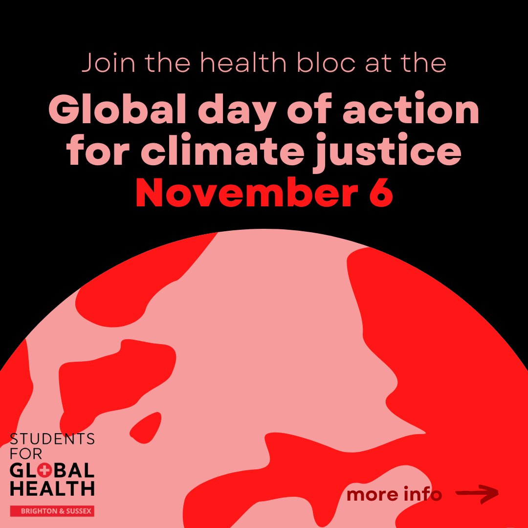 SfGH_BSMS's tweet photo. Calling all BSMS students and BSUH workers! Join us in front of RSCH at 11:15am this Saturday November 6th to mobilise against climate change. Join our WhatsApp group for more information:

https://t.co/zkbg7kaKW0 https://t.co/xdGfjCI6Hv