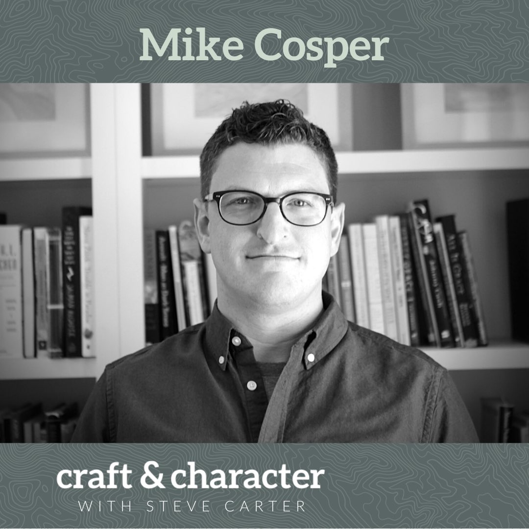Loved getting the chance to talk with <a href="/MikeCosper/">Mike Cosper</a> on the latest <a href="/craft_character/">craft&character</a> podcast! We talk about what surprised him most, what story was hardest for him to shake, failure porn and why it’s so easy to celebrate charisma over character. Grateful for his wisdom!