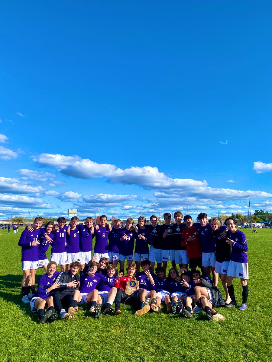 abe_mens's tweet photo. The lads finished with a regional champions trophy and a trip to the section semifinal

Thanks for a great season you abes!

#uptheabes 💜✌🏼 https://t.co/dv0TH0sjbT