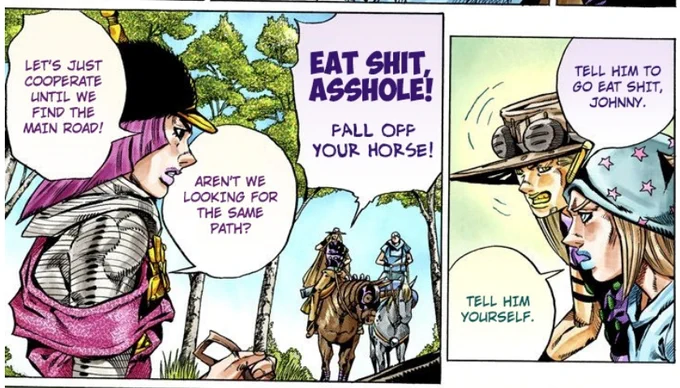 Steel Ball Run is going great 