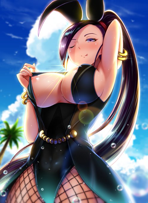 #いいタイツの日 
数少ないR-18絵です 