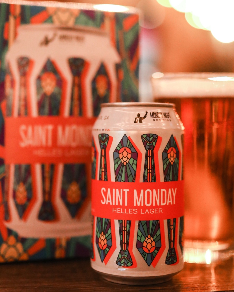 Meet Saint Monday, our new Helles Lager, more formally known as the patron beer of all things light and crisp. Dropping Monday, 11/8 in our taprooms and across our distribution footprint.

Look out for Saint Monday near you soon.
