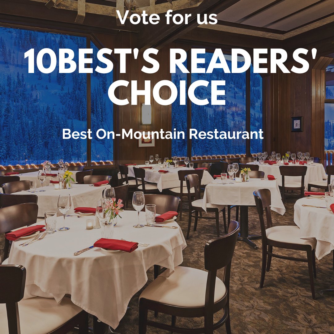 We have been nominated for USA Today's 10Best Readers' Choice Best On-Mountain Restaurant. Vote for us using the link in our bio! A person can vote once a day for the run of the contest.

Voting is open until Monday, November 22nd. 

#alta #altautah #discoveralta #altaskiarea #ut