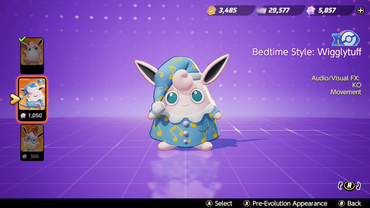 SerebiiNet's tweet photo. Serebii Update: Pokémon UNITE has now added new Holowear: Big Ribbon Style for Eldegoss and Bedtime Style for Wigglytuff.
Details @ https://t.co/gDbXkHSvkT https://t.co/TKGYtO5Wh8