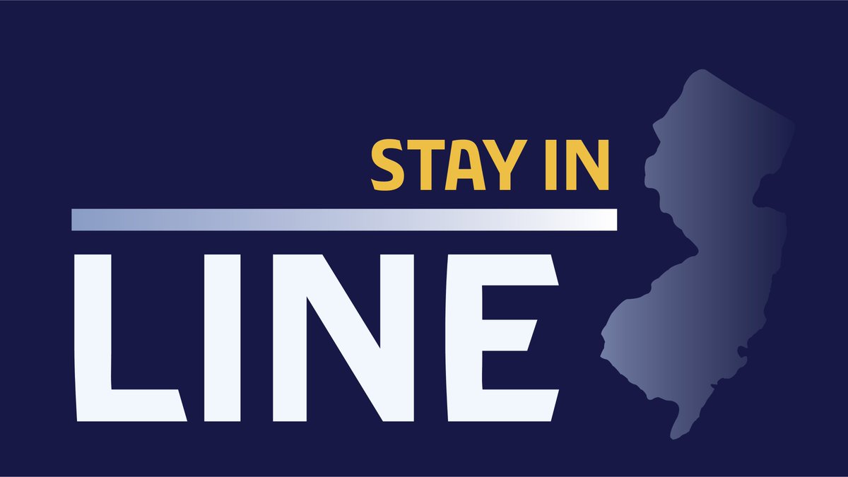 STAY IN LINE. Polls are now closed, but if you were already in line, you’re good to vote! New Jersey WILL keep moving forward, thanks to you!