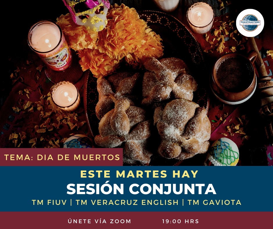 TMFiuv's tweet photo. Tenemos sesión bilingüe conjunta 🕯️

Los clubes Veracruz English Toastmasters , Club Gaviota Toastmaster  y FIUV tenemos una sesión muy especial conjunta, con participaciones en inglés y español.

Te esperamos está noche a las 19:00 hrs. 🗣️

#Toastmaster #facultaddeingenieria https://t.co/PT4NBo6CTr
