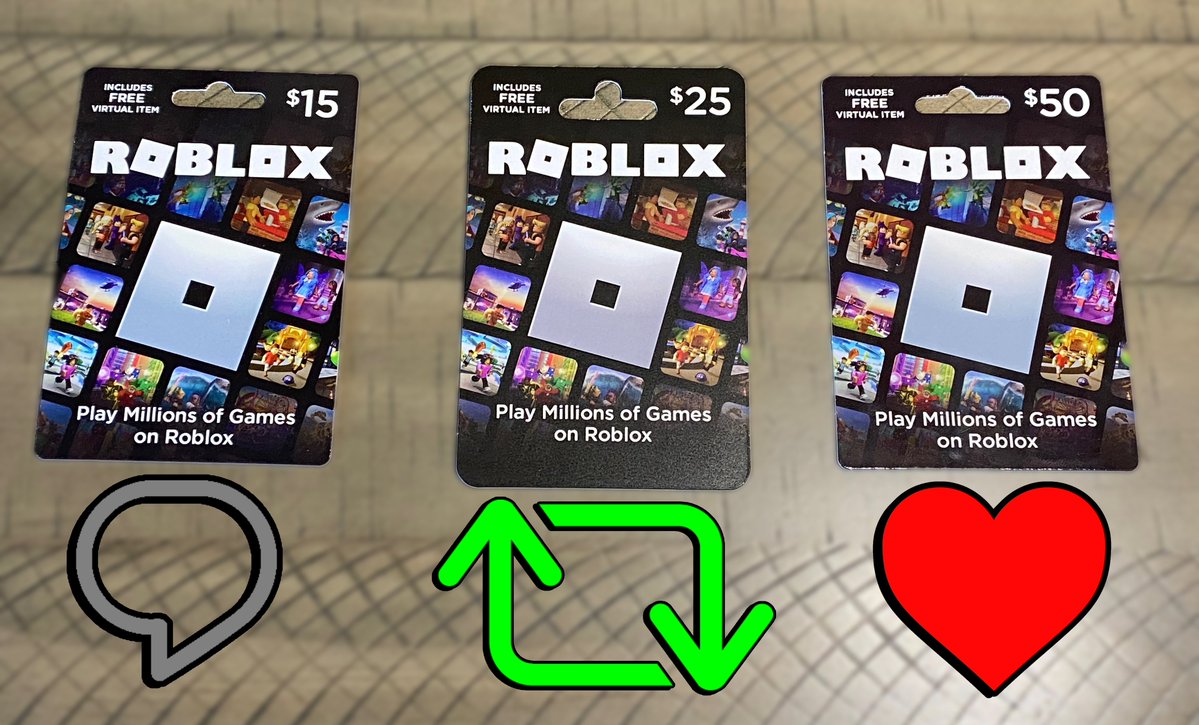 Model8197 on X: Anyone want a Robux Gift Card? I have a few left