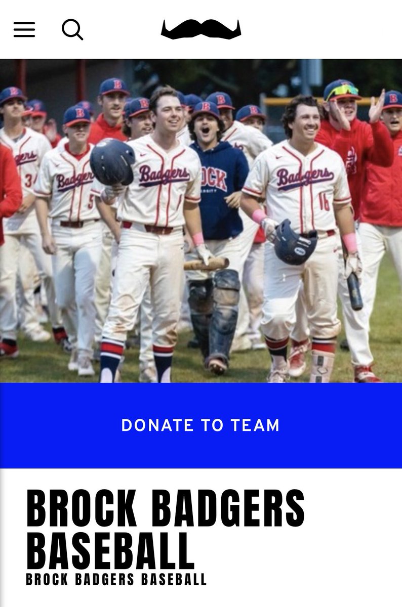 brockbaseball's tweet photo. The team has just launched their annual #Movember campaign. 

Click the link below and support this important cause:

https://t.co/J6PXmTbPtC

#WeAreBadgers https://t.co/6UvjiIanqB