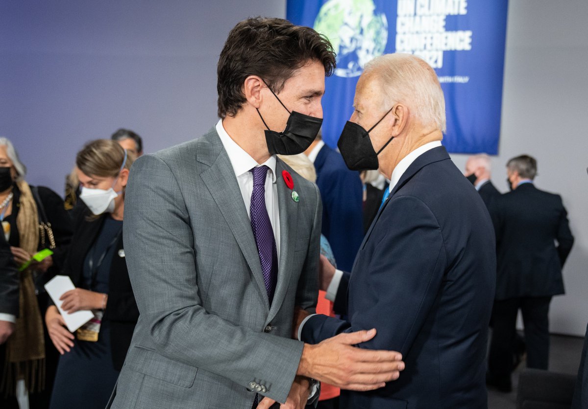 POTUS46Archive's tweet photo. I left COP26 today feeling as optimistic as I ever have about our path forward on climate. We’re leading the way, and we’re going to get this done. https://t.co/smicPfBdQd