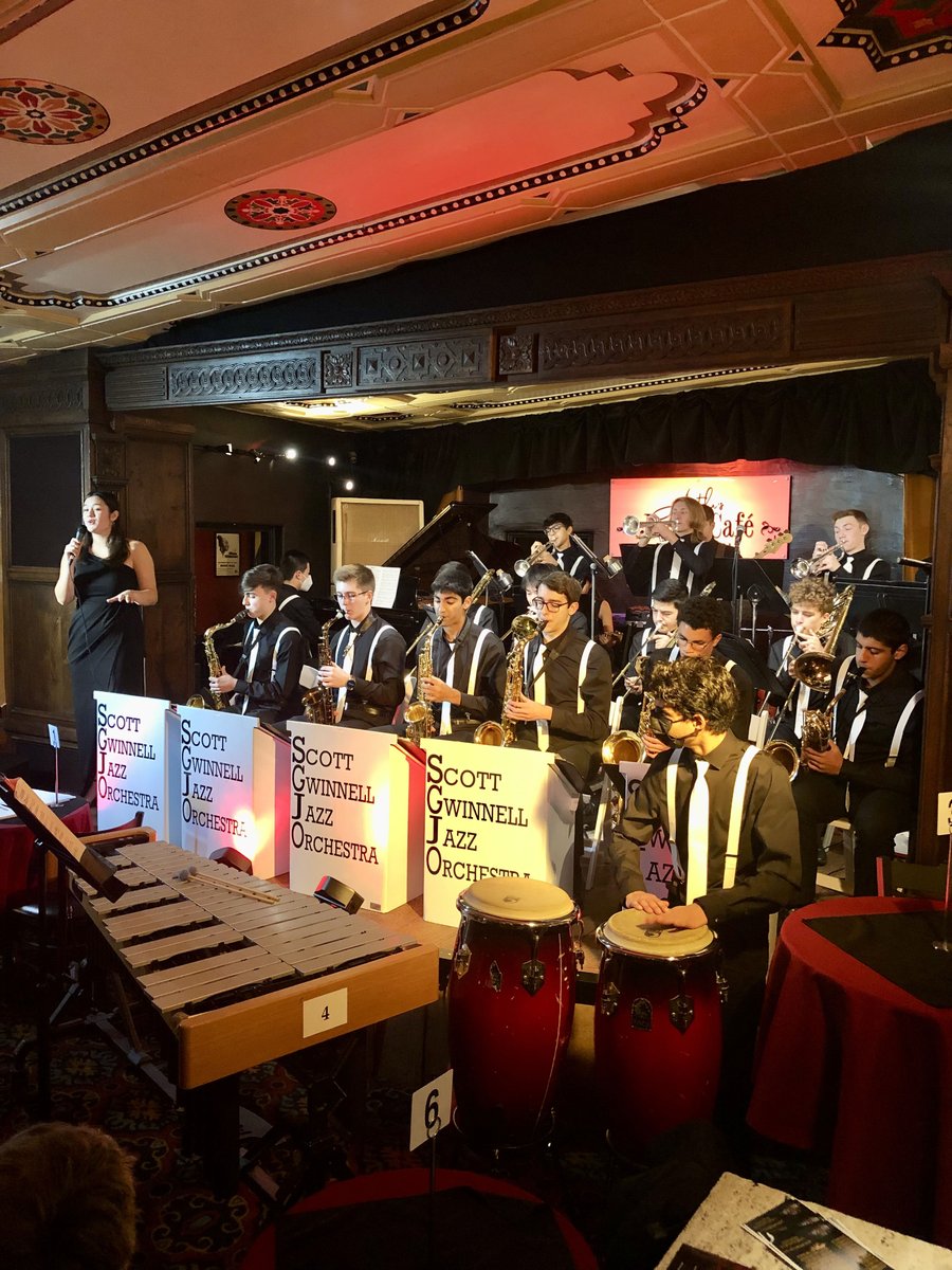 OfficialTCBands's tweet photo. The Jazz Ensemble had a strong debut tonight at Aretha’s @jazzcafedetroit! They were the opening set for Scott Gwinnell Jazz Orchestra and the audience was amazed! #jazzensemble  @troy_colts https://t.co/5LT3XzTevc
