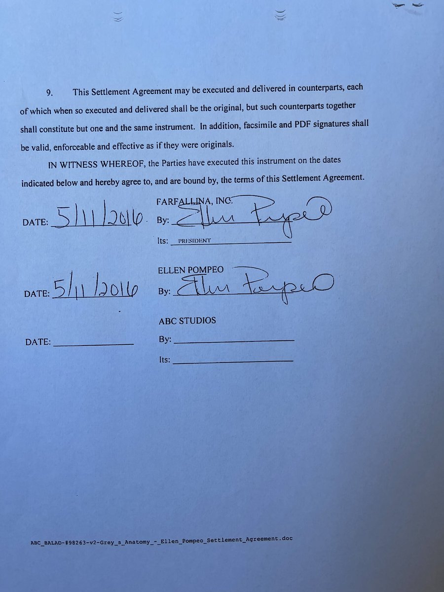 IWashington's tweet photo. .@EllenPompeo each day that you and @PatrickDempsey try to ‘ignore’ my allegations with the multiple emails and multiple screenshots of secret agreements, y’all’s brands/credibility erodes immeasurably. The World and I are waiting for a response. What? Cat got y’all’s tongues? https://t.co/8mTegNBSH1