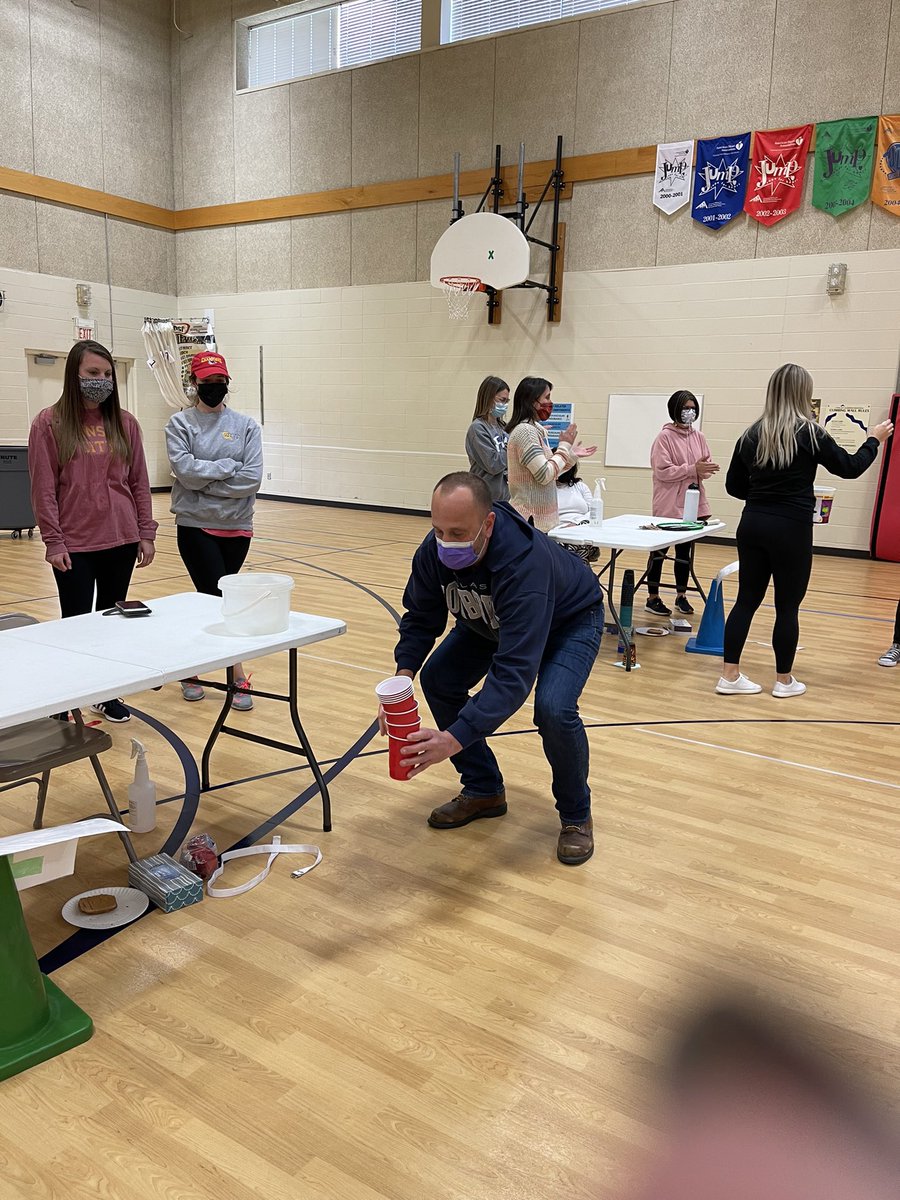 We took time to have fun today after working hard the last two days.  I appreciate the UWE staff for their dedication to our students and never forgetting the importance of having fun.  #underwoodstrong