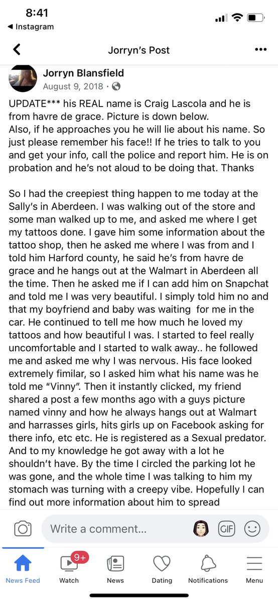haylsterrrr's tweet photo. @b_simone1 Was it this guy?? If so you need to report it to the police https://t.co/g6eHDsVM1q
